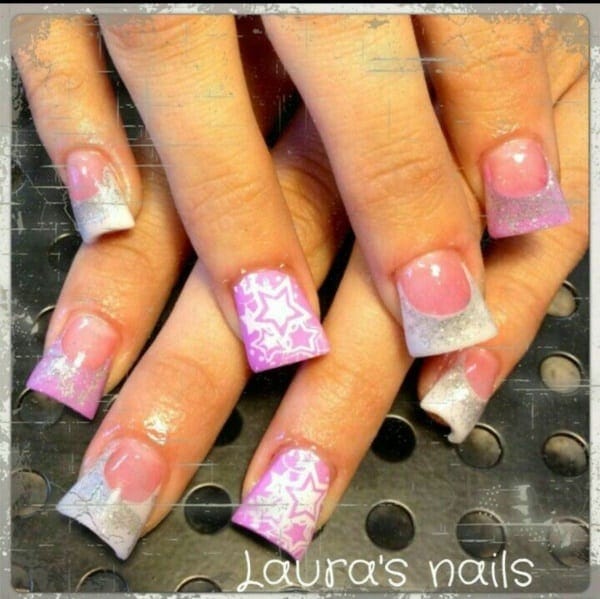 35 Chic Pink and White Nails Designs to Try