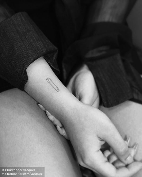 Safty Pin Tattoo Design with Meaning