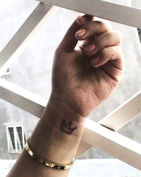 Crown Tattoo - Small Tattoo Designs with Very Powerful Meanings