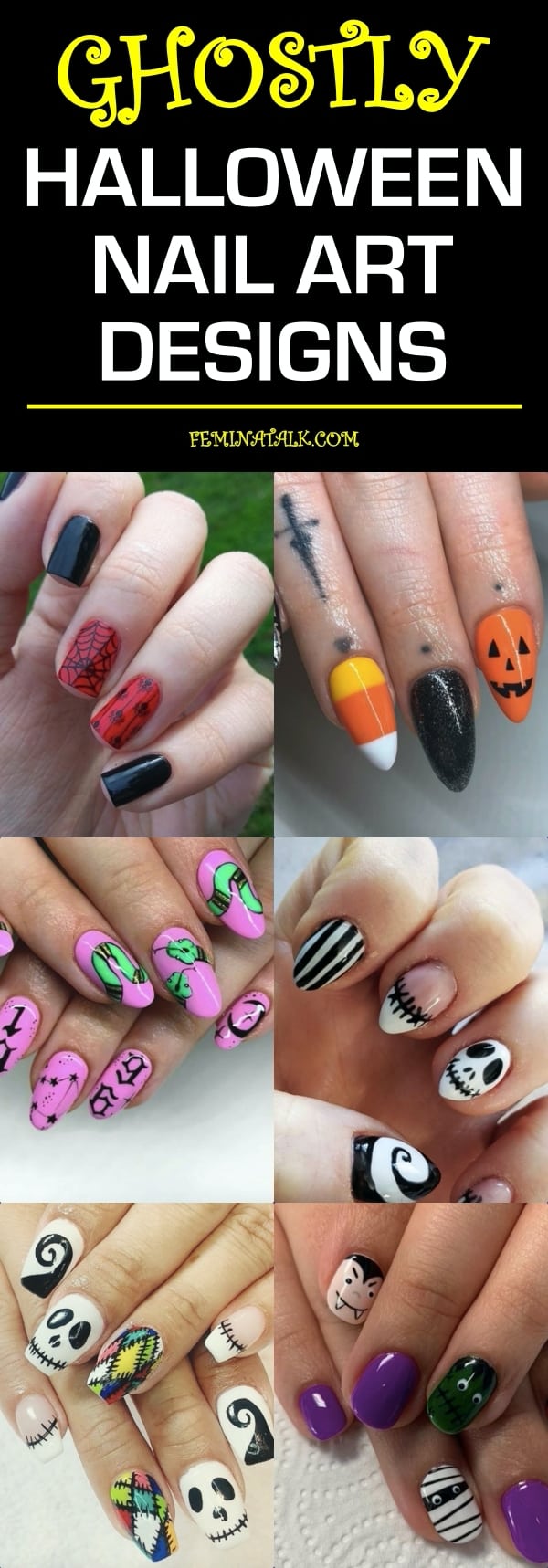 Halloween Nails Art Designs