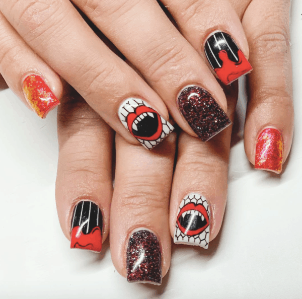 Halloween Nails Art Designs
