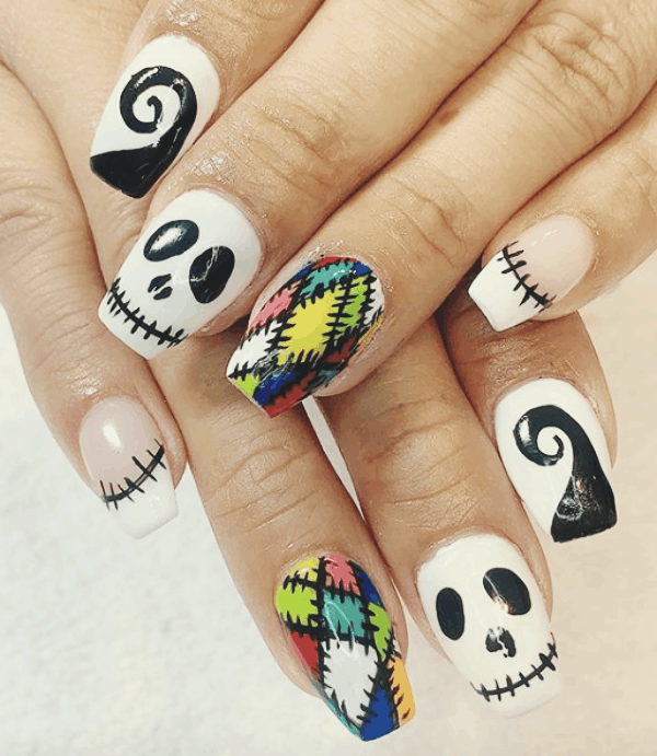 Halloween Nails Art Designs