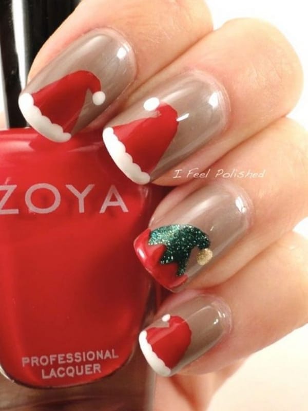 So Pretty Christmas Nail Art Designs and Colors
