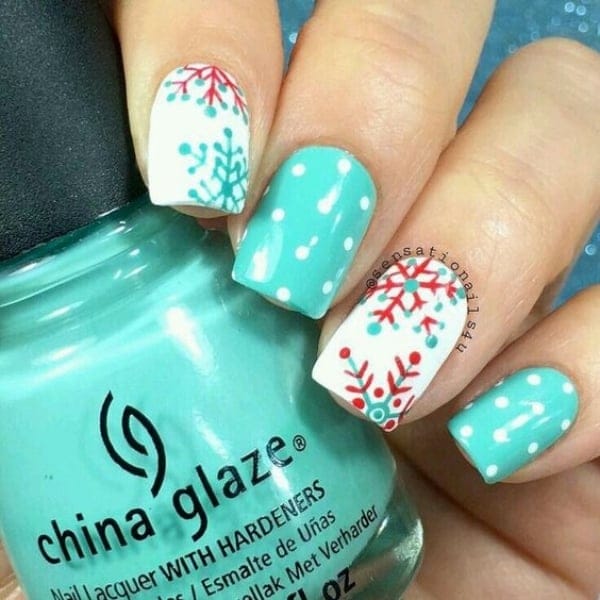 So Pretty Christmas Nail Art Designs and Colors