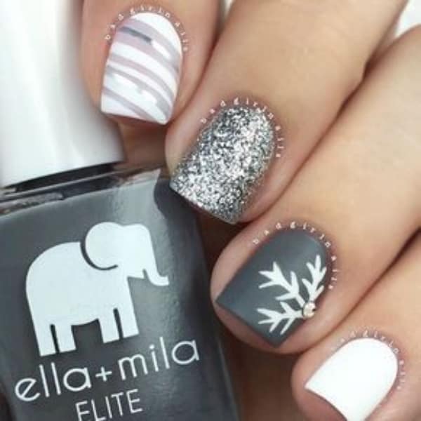 So Pretty Christmas Nail Art Designs and Colors