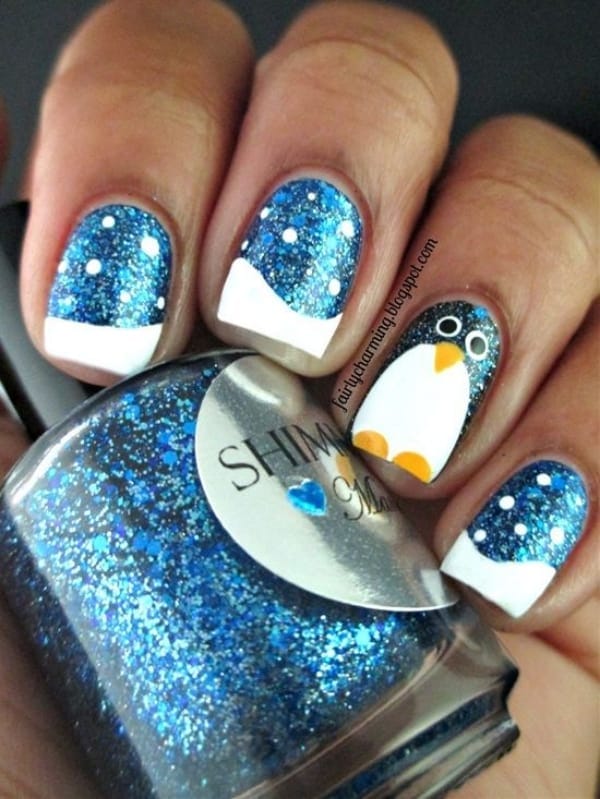 So Pretty Christmas Nail Art Designs and Colors