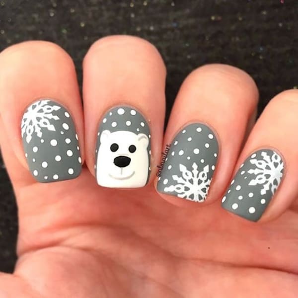 So Pretty Christmas Nail Art Designs and Colors