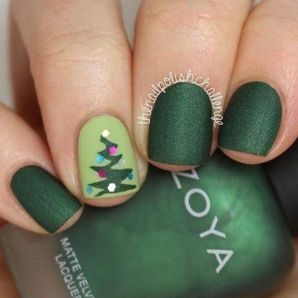 So Pretty Christmas Nail Art Designs and Colors