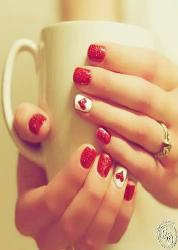 Cute & Trending Valentines Day Nail Art Designs