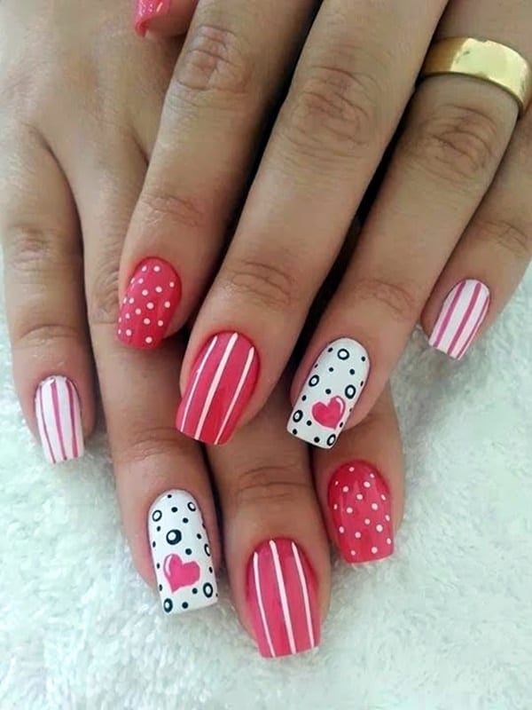 Cute & Trending Valentines Day Nail Art Designs