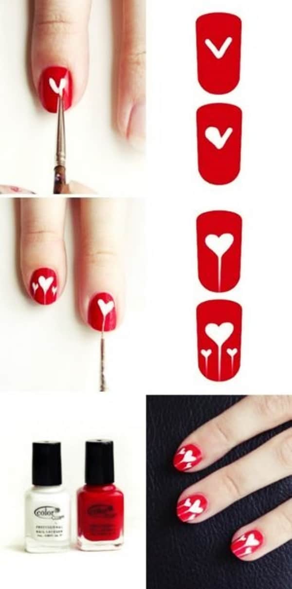 Cute & Trending Valentines Day Nail Art Designs