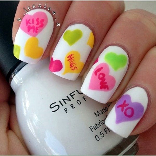 Cute & Trending Valentines Day Nail Art Designs