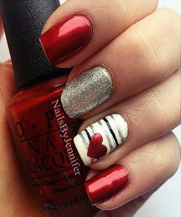 Cute & Trending Valentines Day Nail Art Designs