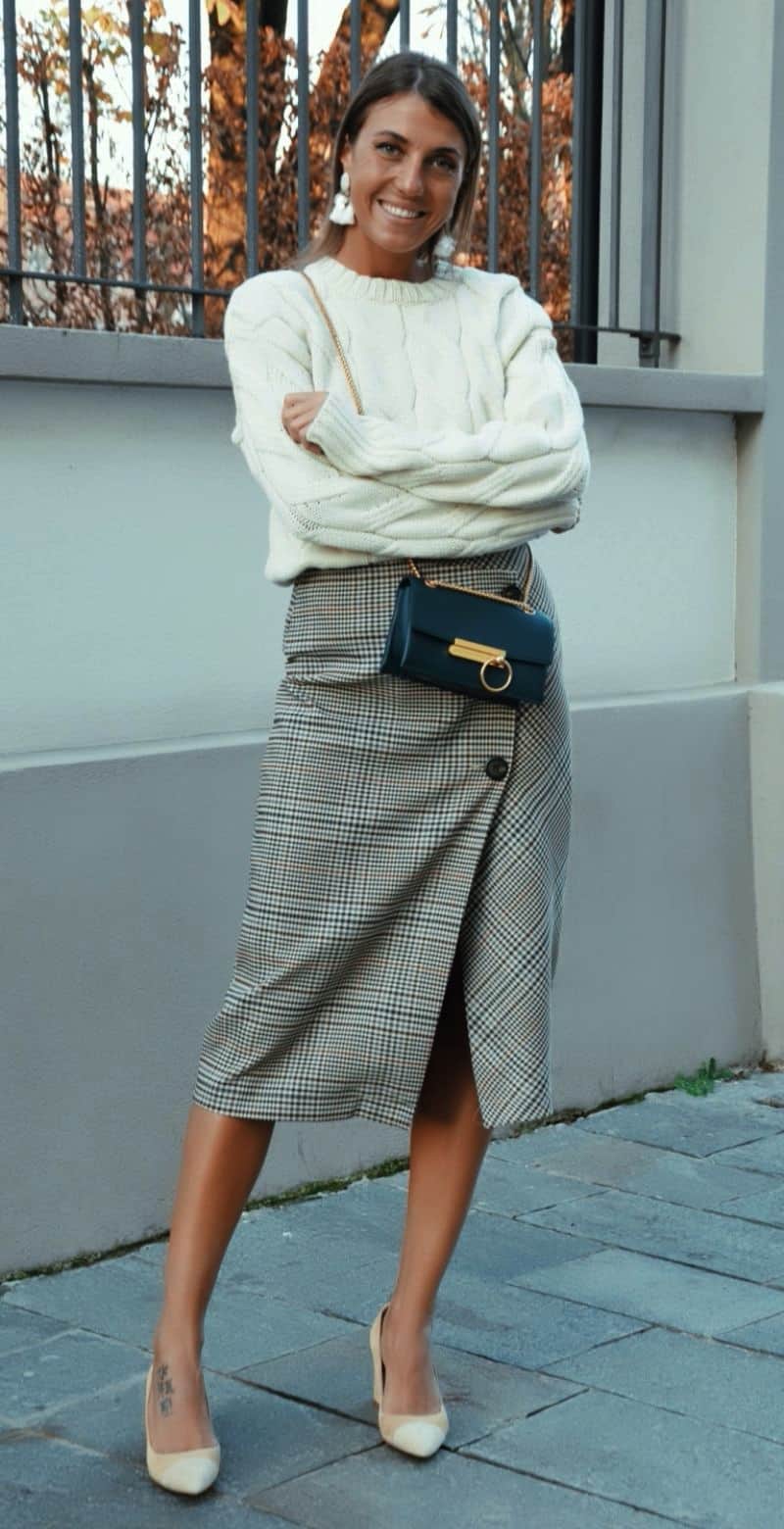 skirt outfits for woek