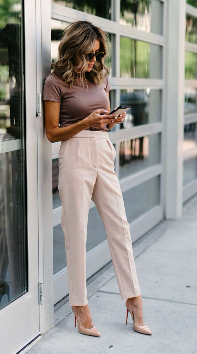 Trouser outfits for work