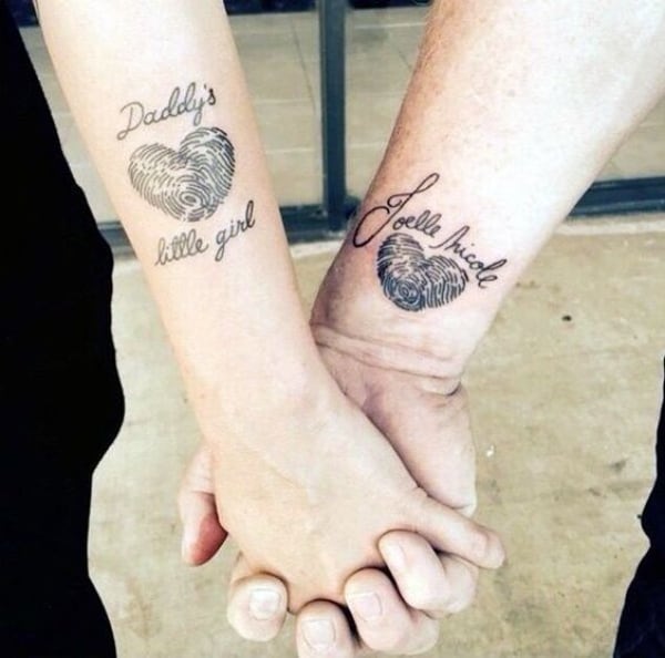 Mom And Dad Tattoo Designs On Wrist