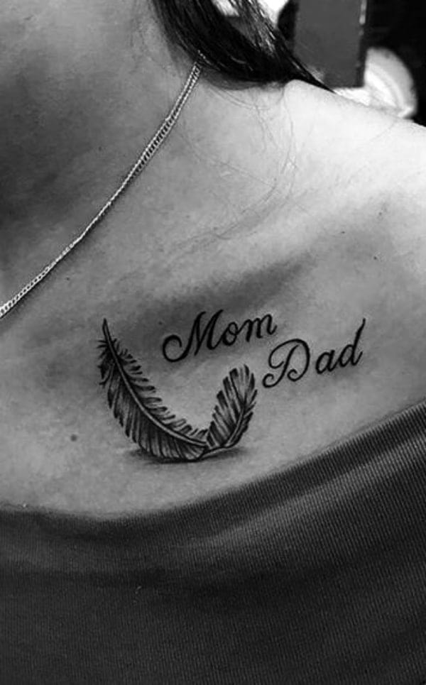 Mom and Dad Tattoos with Powerful Meanings