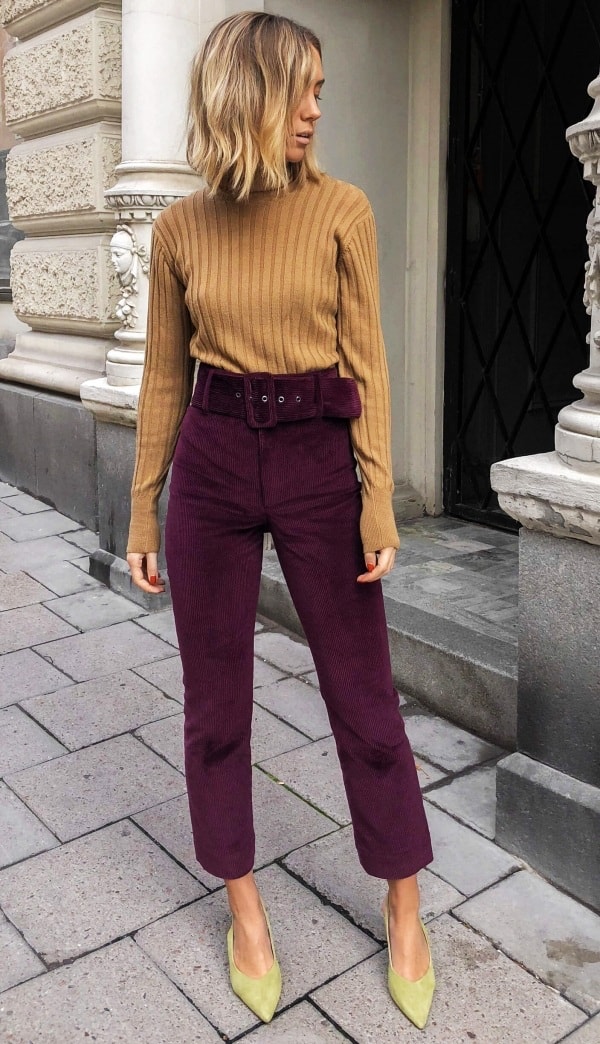 Burgundy Trouser