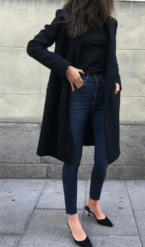 Black Work Outfit for Office