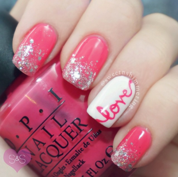 Pink and White Nail Designs