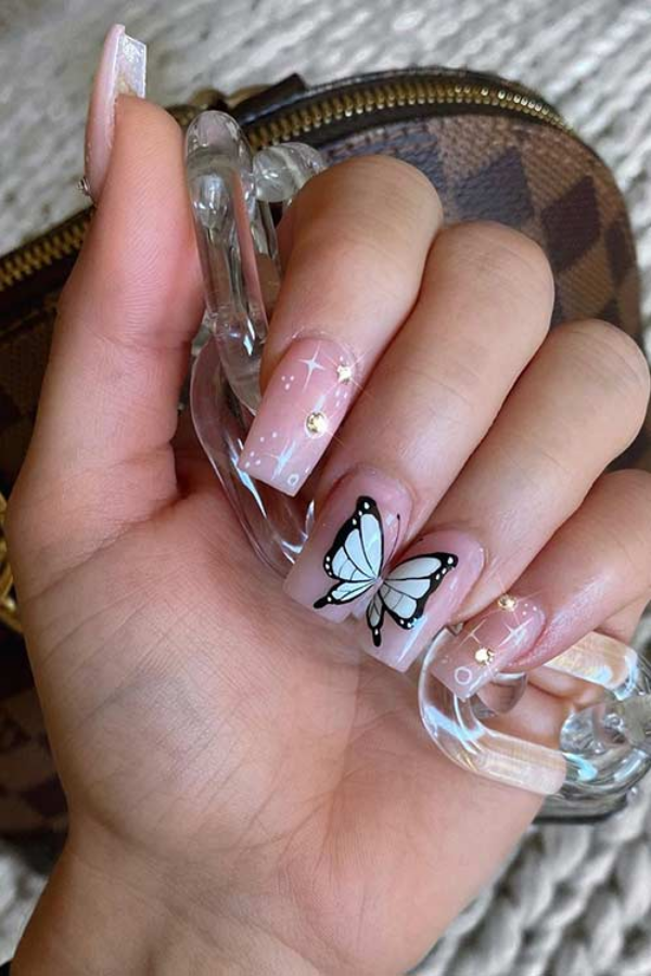 Pink and White Nail Designs