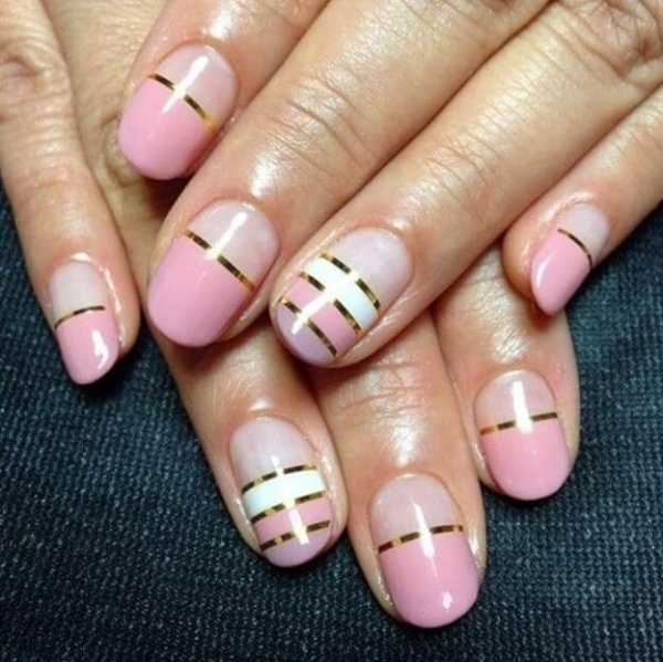 Pink and White Nail Designs