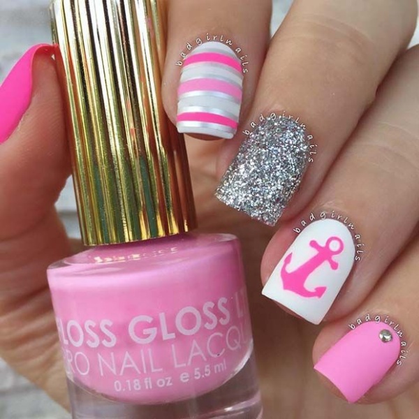 78+ Chic Pink And White Nail Designs To Try – Feminatalk