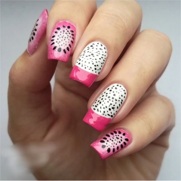 Pink and White Nail Designs