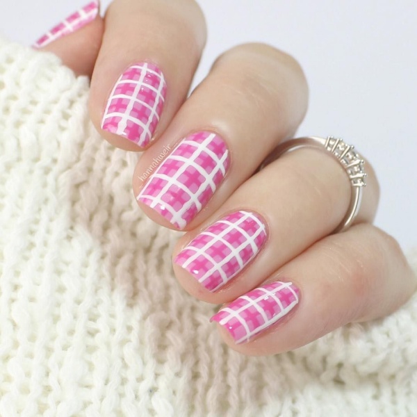 Pink and White Nail Designs