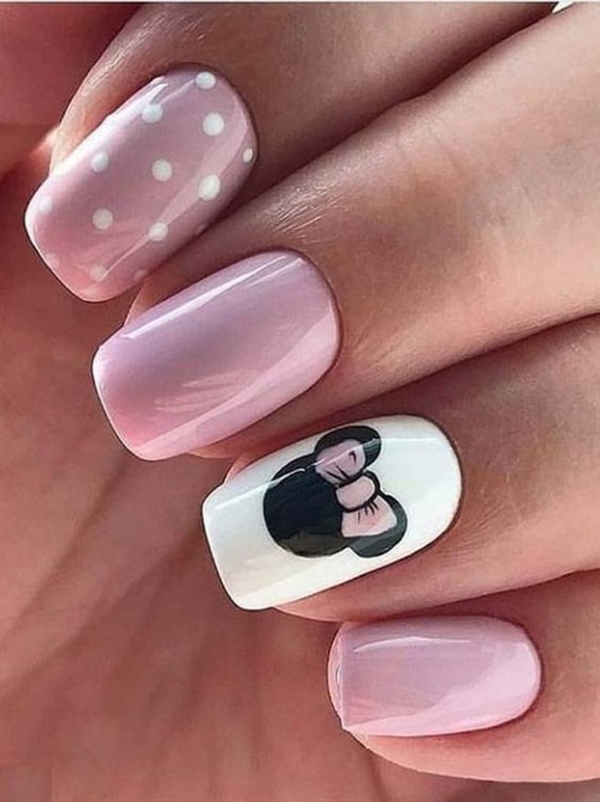 Pink and White Nail Designs