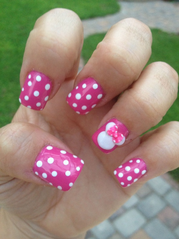 Pink and White Nail Designs