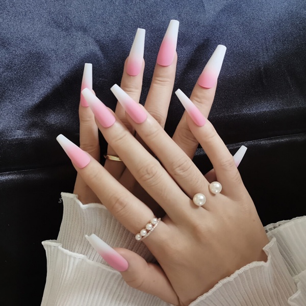 Pink and White Nail Designs