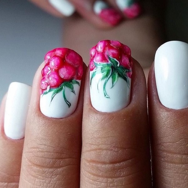 Pink and White Nail Designs