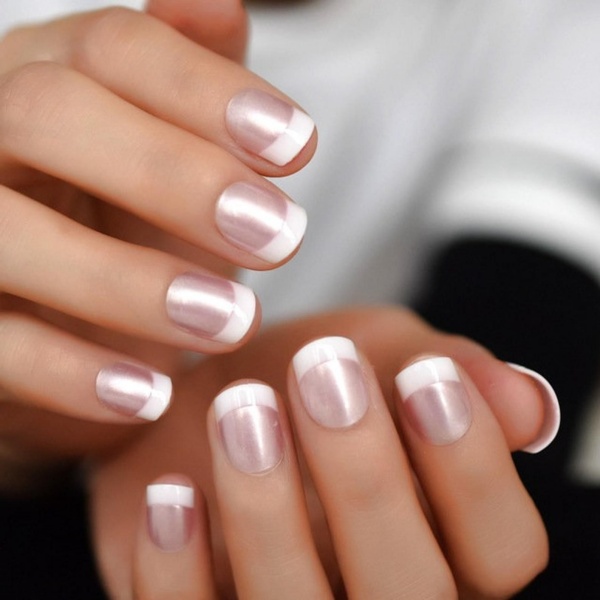 Pink and White Nail Designs