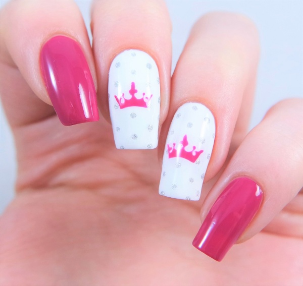 Pink and White Nail Designs