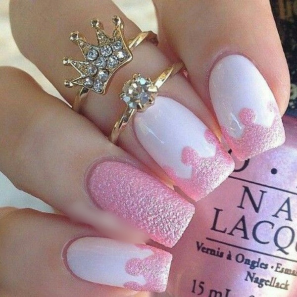 Pink and White Nail Designs