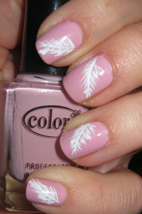 Pink and White Nail Designs