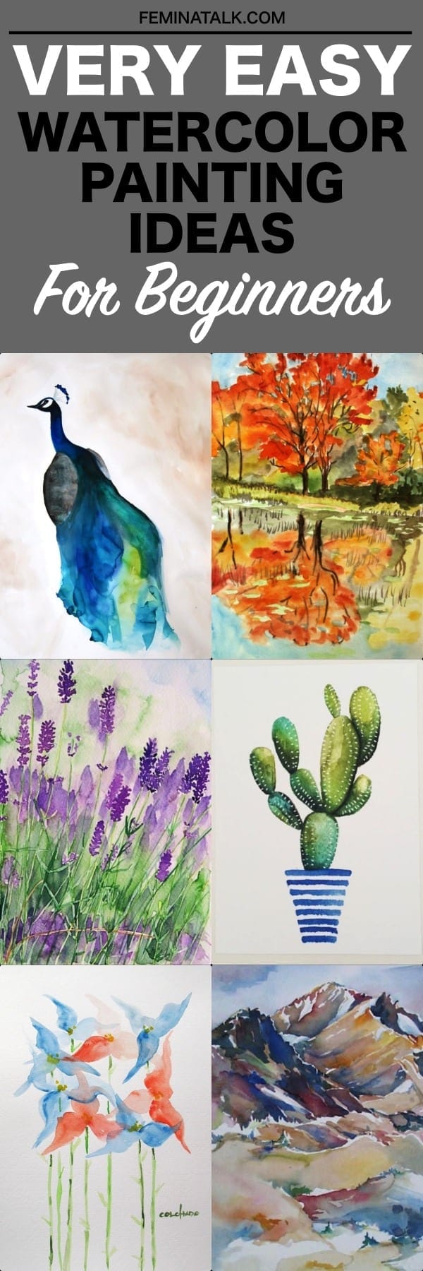 Easy Watercolor Painting Ideas For Beginners