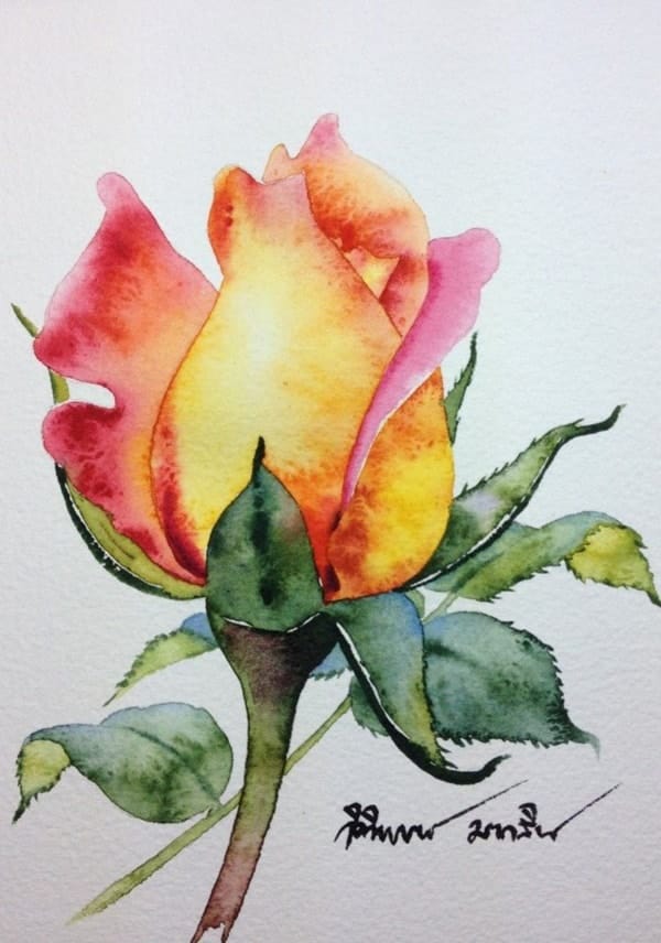55 Very Easy Watercolor Painting Ideas For Beginners - Femina Talk