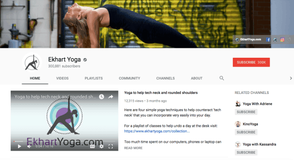 Most Popular Yoga Youtube Channels for Weight Loss and Fitness