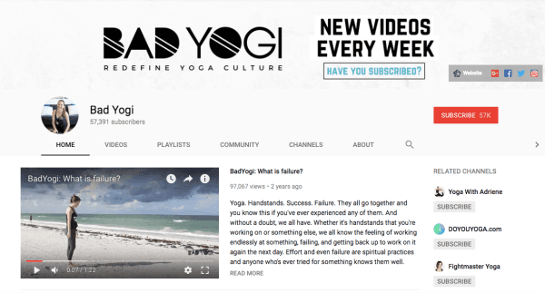 Most Popular Yoga Youtube Channels for Weight Loss and Fitness