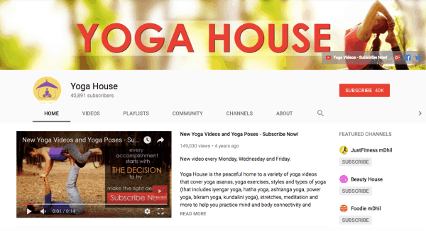 Most Popular Yoga Youtube Channels for Weight Loss and Fitness