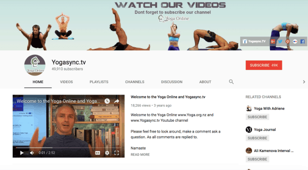 Most Popular Yoga Youtube Channels for Weight Loss and Fitness