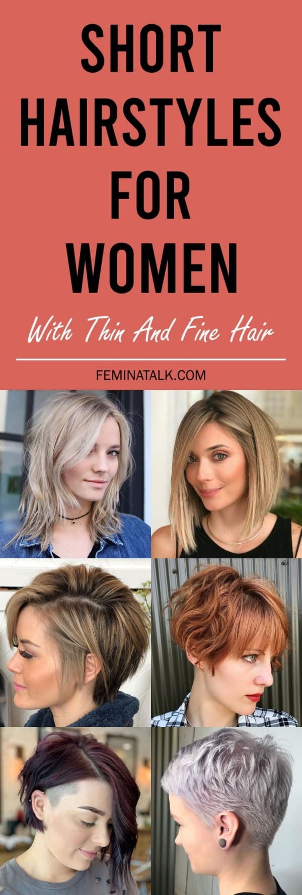 Short Hairstyles For Women With Thin And Fine Hair