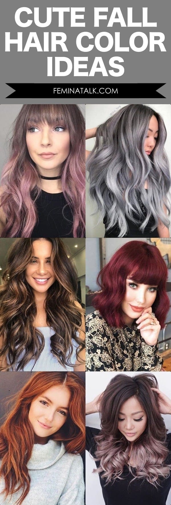 Cute Fall Hair Color Ideas