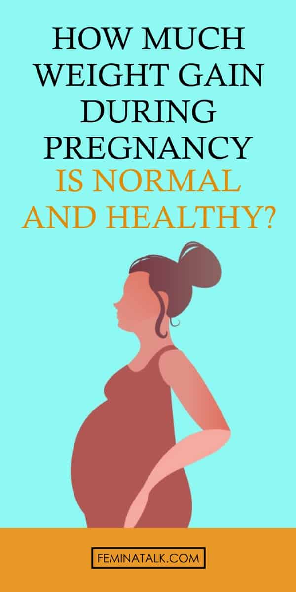How much Weight Gain during Pregnancy is Normal and Healthy