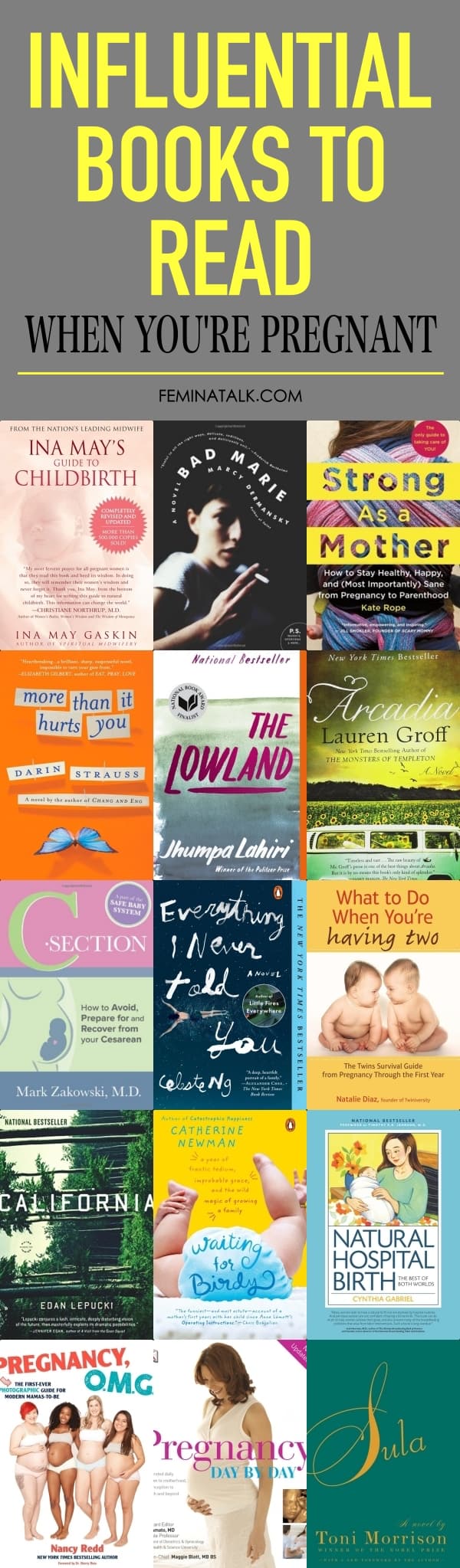 Influential Books To Read When You're Pregnant