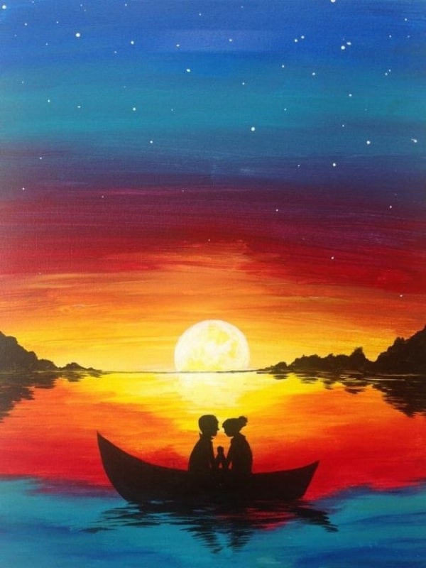 40 Easy Acrylic Painting Ideas for Beginners to Try – FeminaTalk