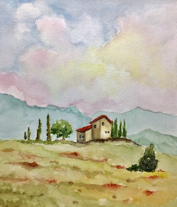 Easy Watercolor Landscape Painting Ideas for Beginners