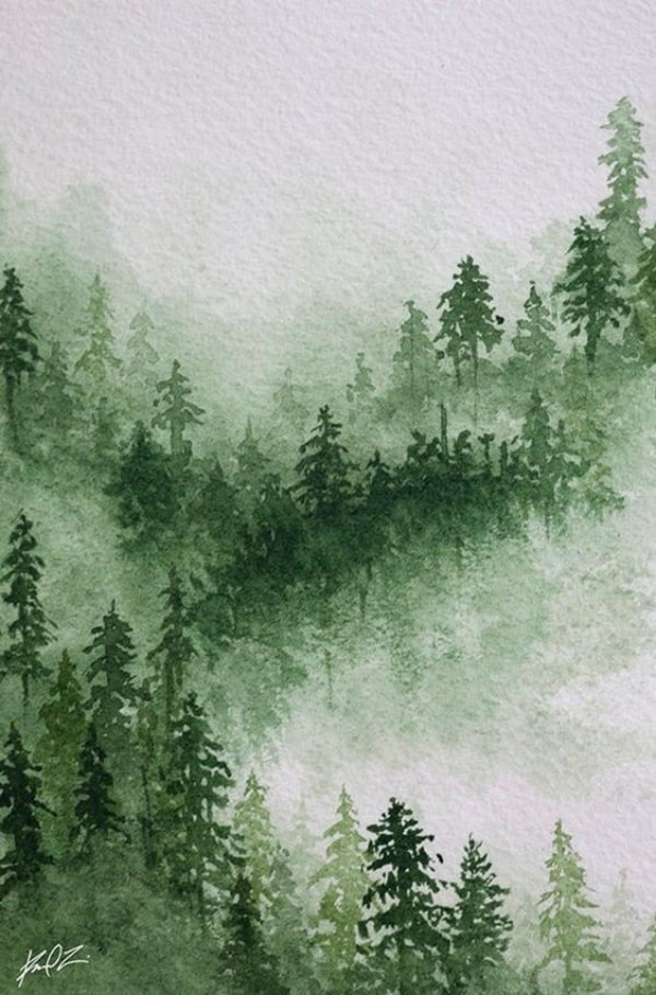 Easy Watercolor Landscape Painting Ideas for Beginners